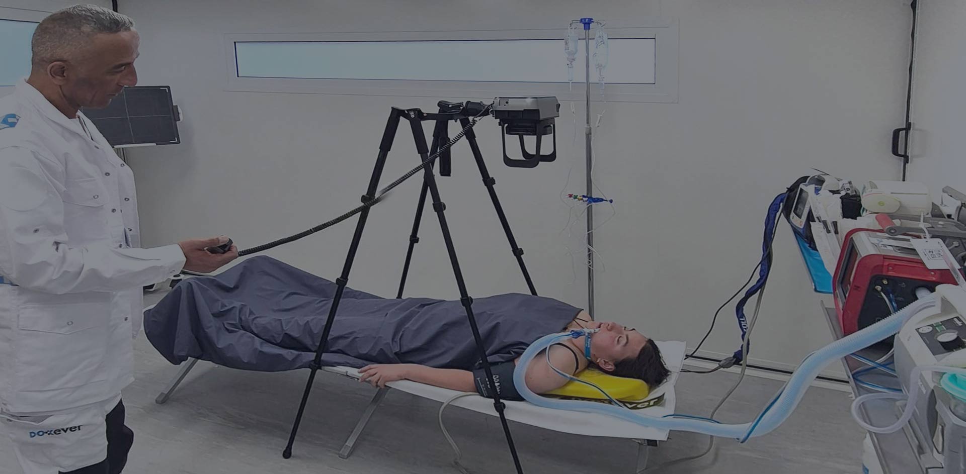 Clinique mobile, unité de soins de proximité, conteneur médical.